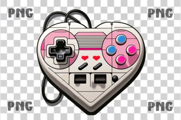 Download Heart Valentine Controller Png Gamer - Valentine Collection