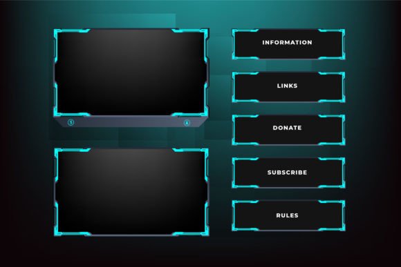 Download Broadcast Screen Interface Border Vector - Interface Collection