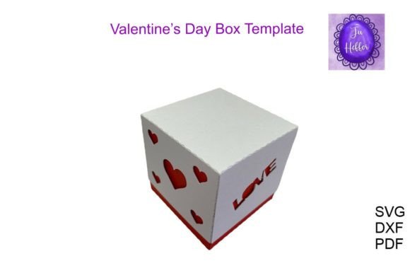 Download SVG Valentine's Day Cube Box - Valentine Collection