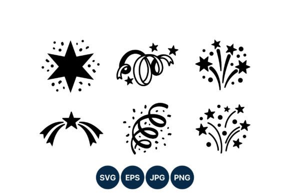 Download Stars and Confetti Celebration Vector - Vector Collection
