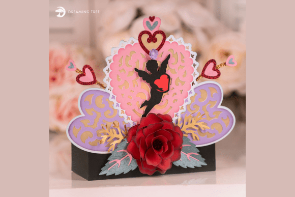 Download Valentine's Illuminated Mantel SVG - Valentine Collection